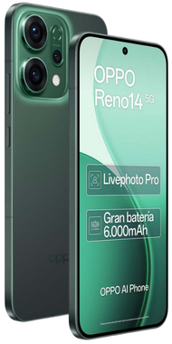 Comparar Reno 14 5G de Oppo financiado
